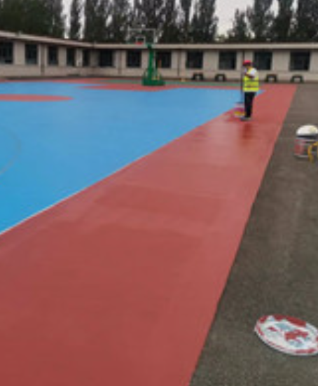 五台旧篮球场地面改造翻新整改   